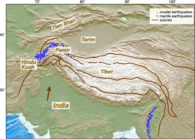 India-Asia collision zone (Figure 1)