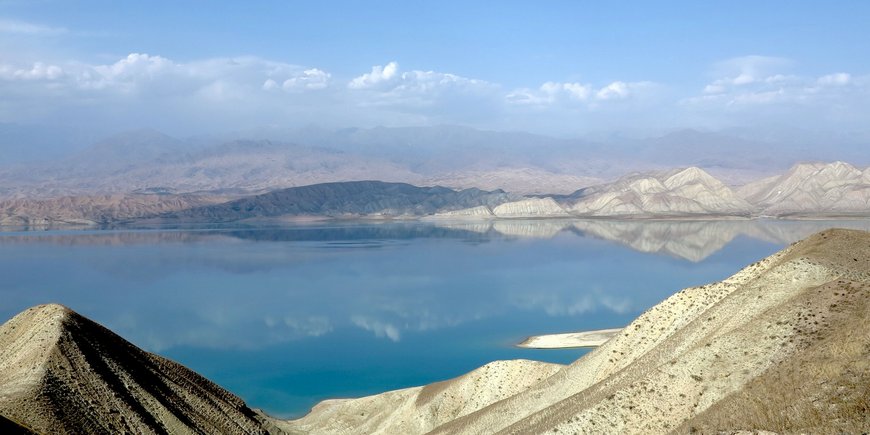 Toktogul reservoir, Kyrgyzstan