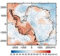 Wärmeflussmodell der Antarktis