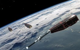 Swarm satellites in Earth orbit