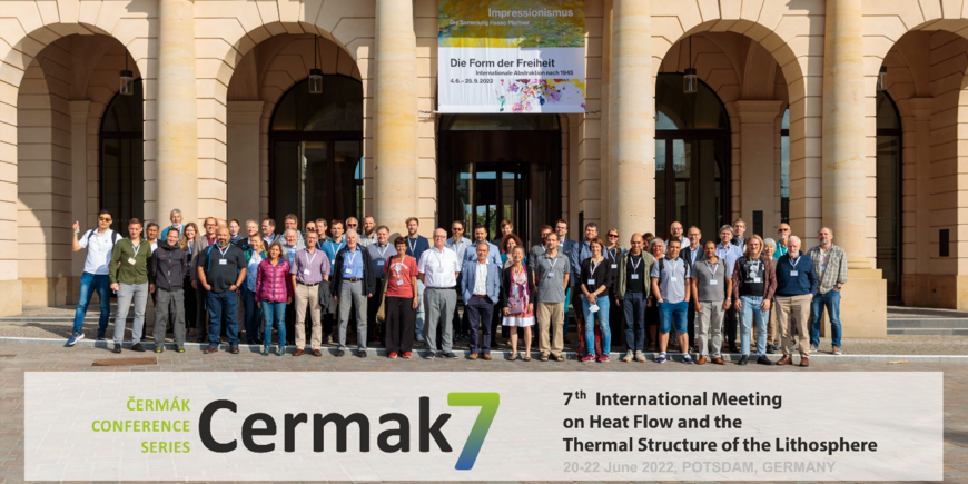 Gruppenbild der Cermak7 Konferenz vor dem Museum Barberini in Potsdam.