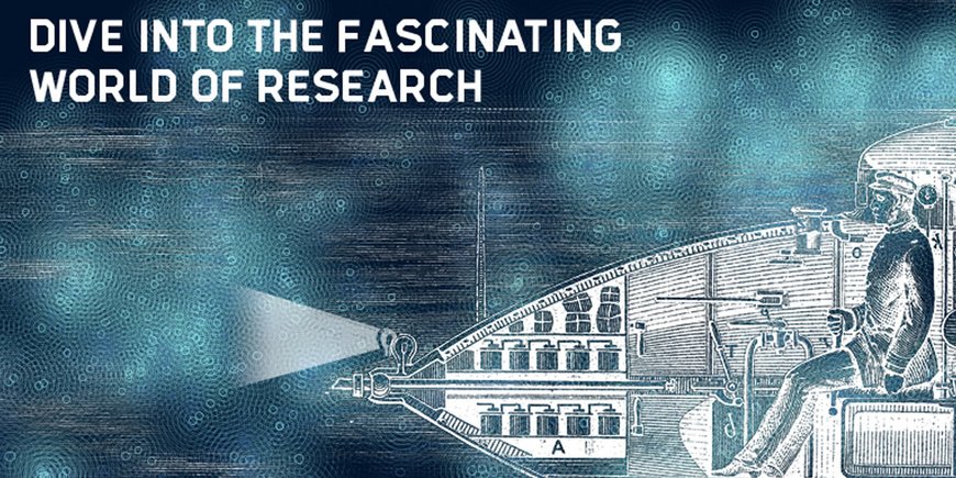 Slogan: "Drive into the fascinating world of research"
