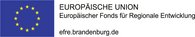 [Translate to English:] Logo EFRE Brandenburg